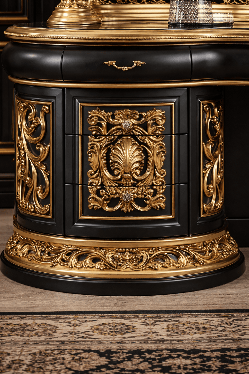 mperio Nero Dresser Ensemble - View 3