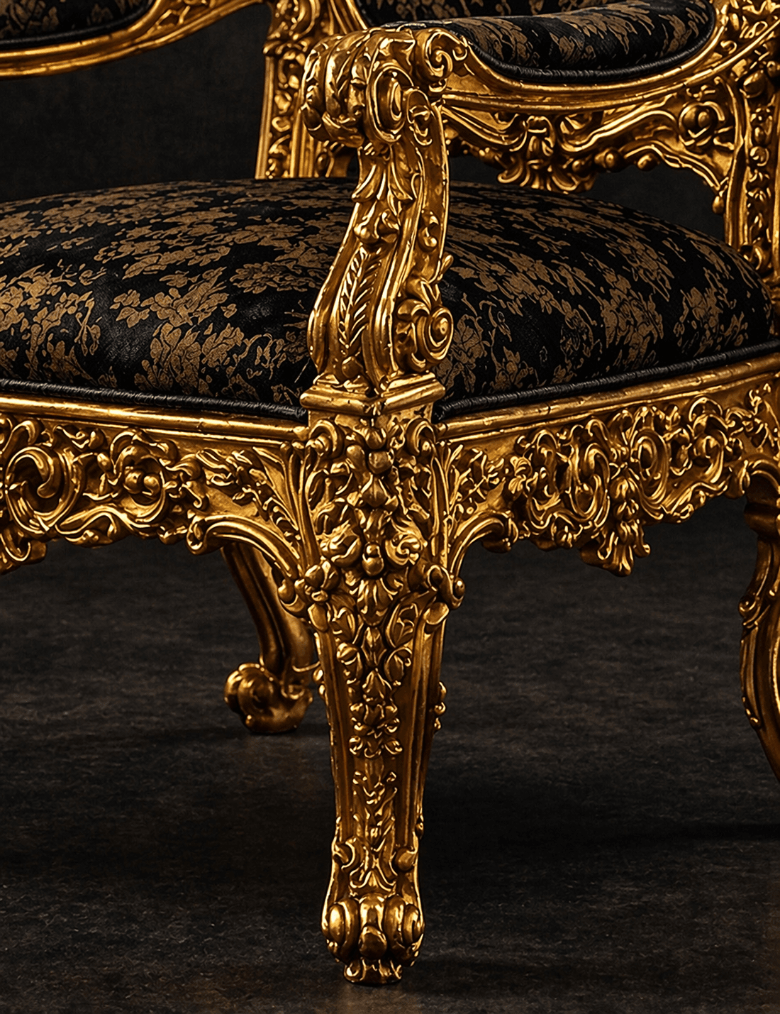 Imperiale Nero Royale Armchair - View 3