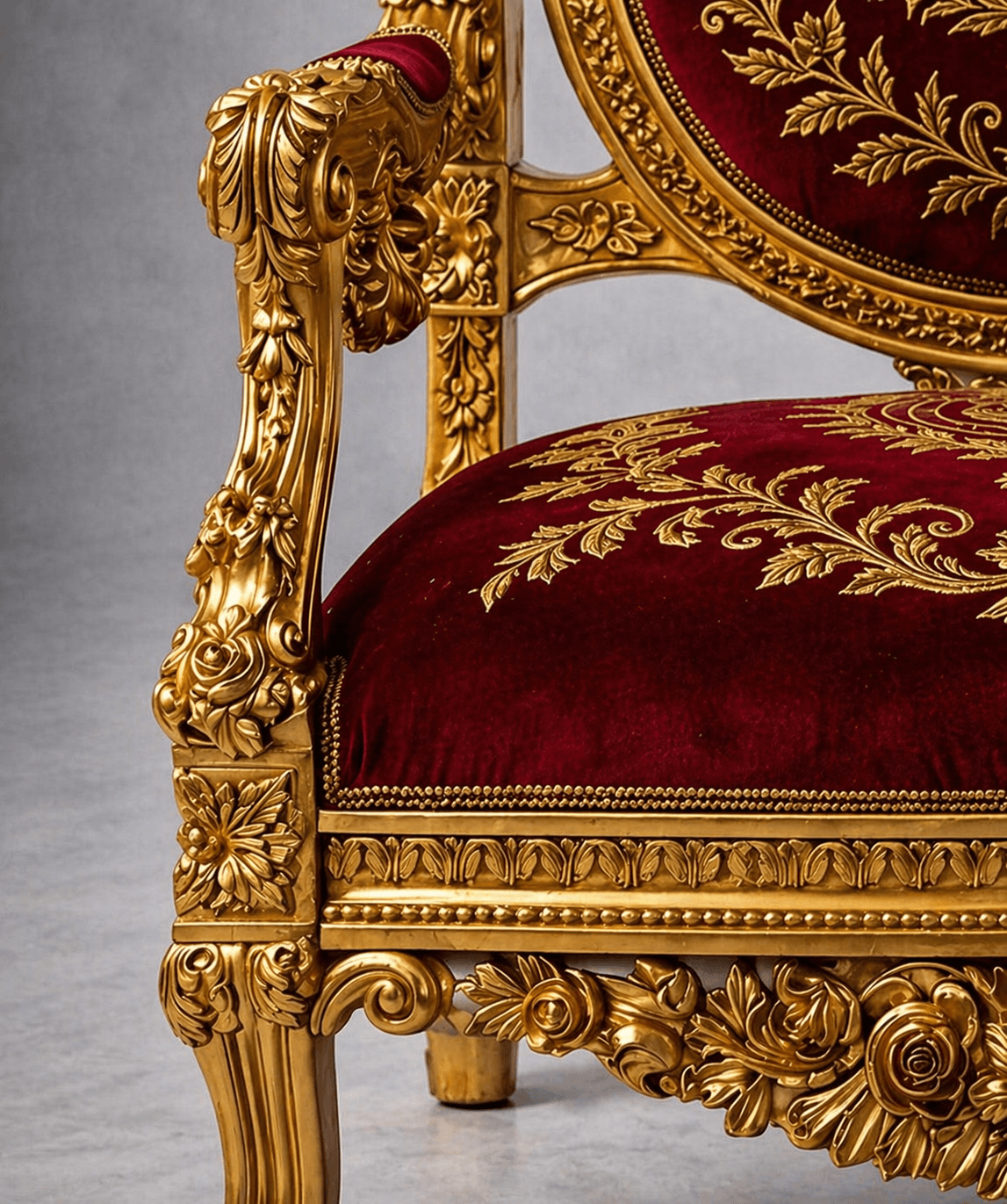  Imperial Throne Chair — Royal Crest Edition - View 2