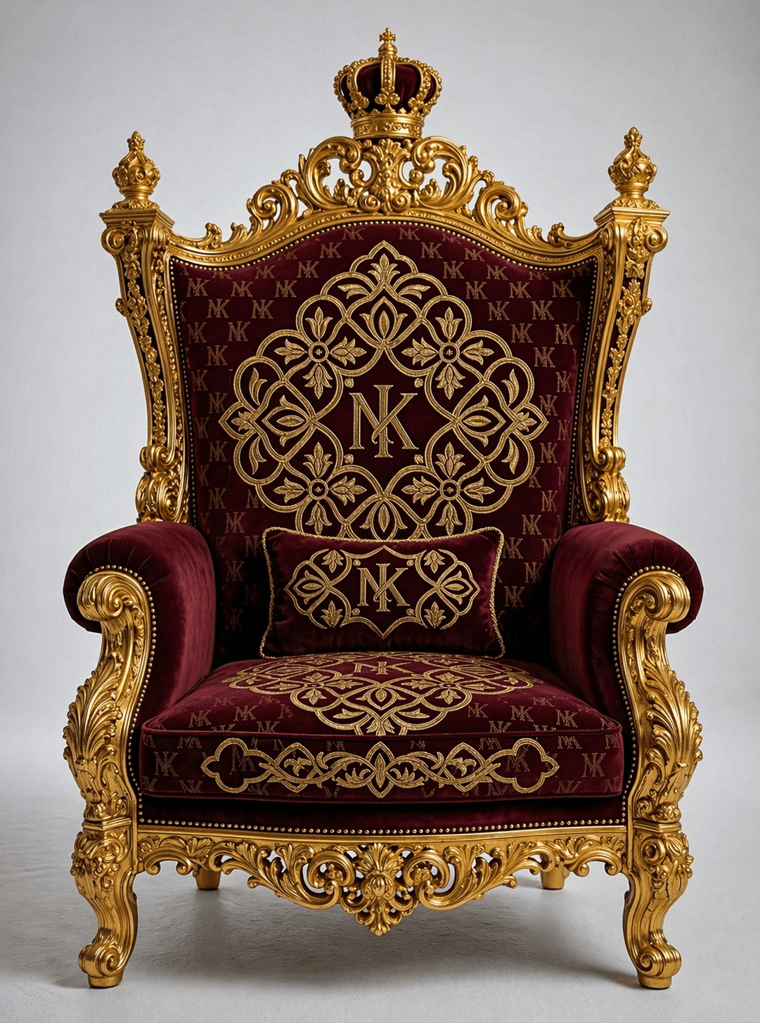  Maharaja Imperial Throne Chair — Royal Amethyst Edition  ⸻ - View 3