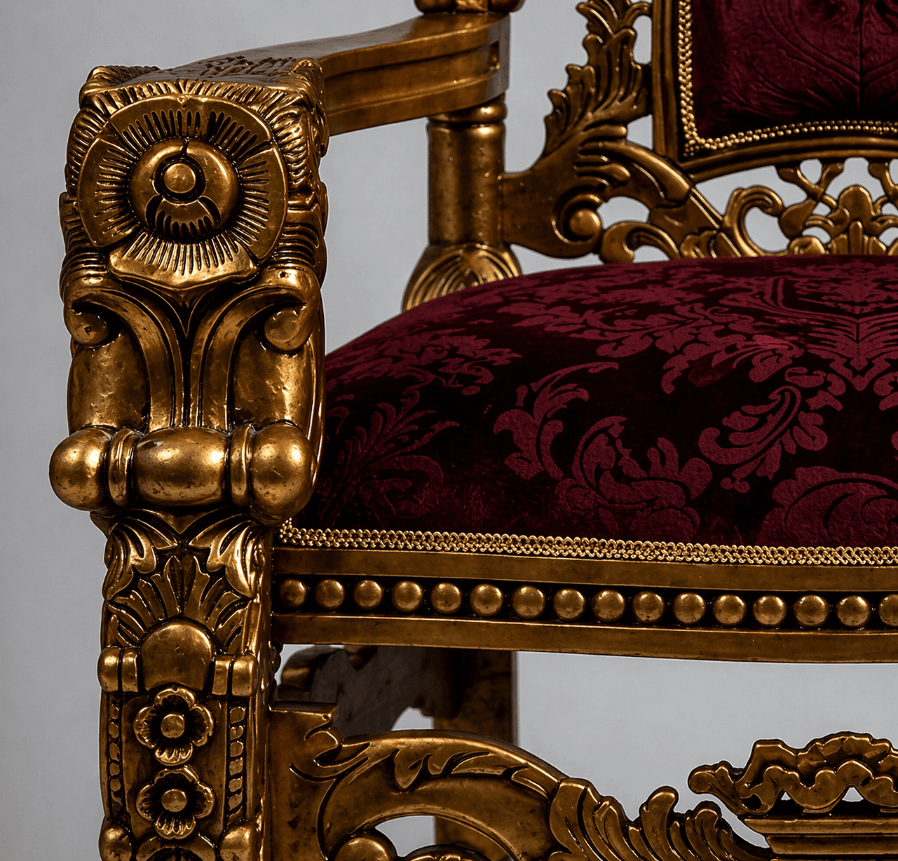  Maharaja Imperial Throne Chair — Royal Amethyst Edition  ⸻ - View 4
