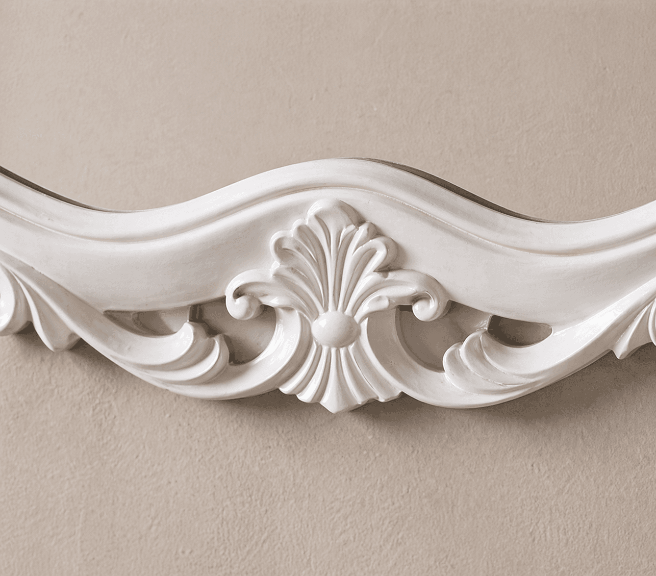 Milano Bianco Royale Wall Mirror - View 2
